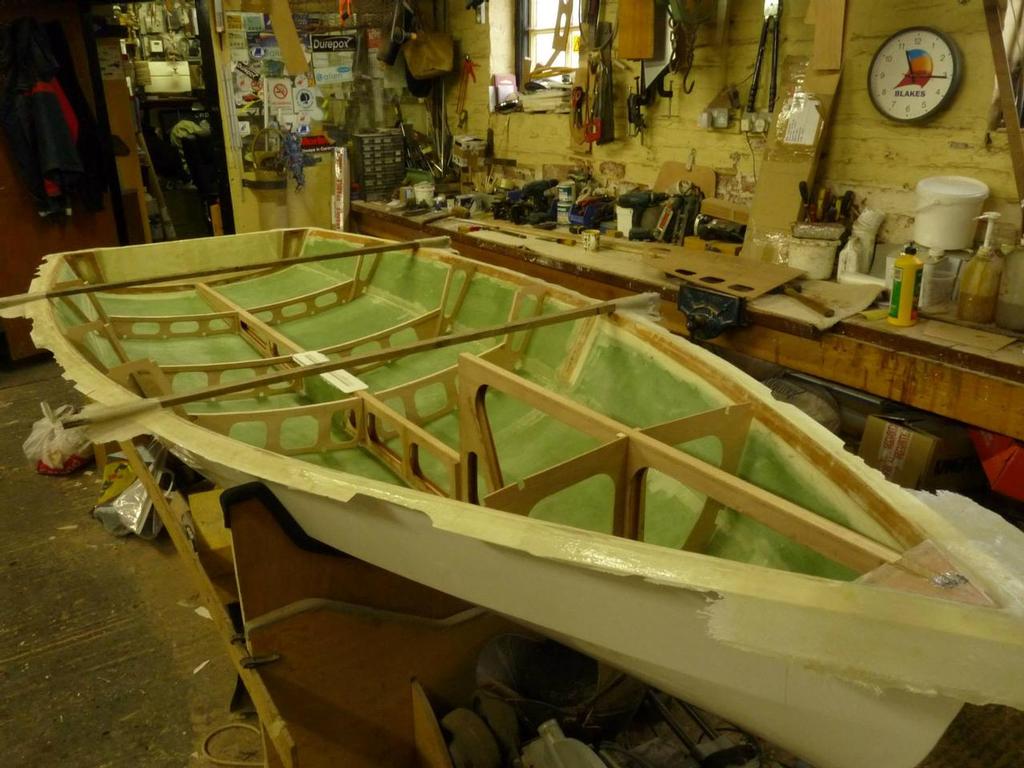 Composite 3.7 in Construction in the UK photo:Butler Boats © Christine Hansen